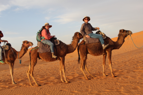 Did I tell you we got to ride camels in the Sahara?