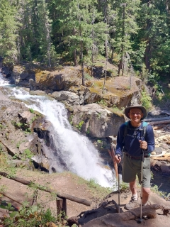 We took the Silver Falls Loop Trail out of Ohanaprecosh Camp. It was just what the doctor ordered after the grueling hike yesterday.