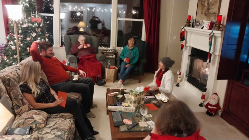 We were at half strength this Christmas. Wendy and co were sick, and Jan was recuperating.